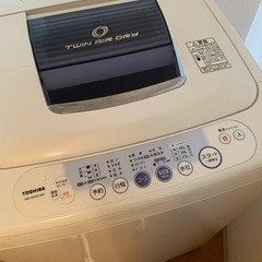 2007年製TOSHIBA洗濯機　明日か月曜日（15日）午後で取...