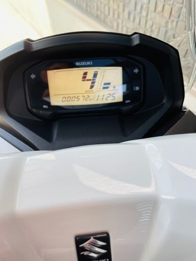 19年式バーグマン125㏄走行距離570キロ