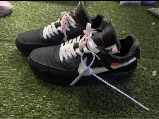 【本日限定】OFF-WHITE × NIKE AIR MAX 90 BLACK/CORN