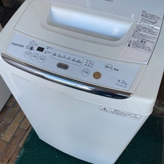 東芝 4.2キロ 全自動洗濯機 美品