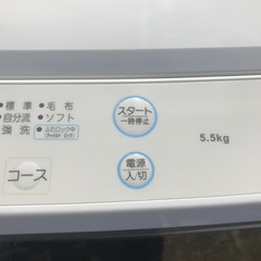 2019年　マクスゼン　洗濯機　5.5キロ　風乾燥　美品