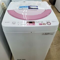 SHARP　全自動洗濯機　ES-GE6A-P　2016年製　6㎏...