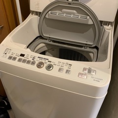 SHARP 洗濯機 ES-TG55L 説明書付き