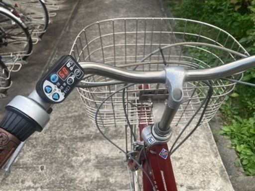 BRIDGESTONE ACL 6Ah 電動アシスト自転車　中古車　(B7G79060) ブリヂストン 電動自転車 中古 動作確認済み かご付き BRIDGESTONE ACL