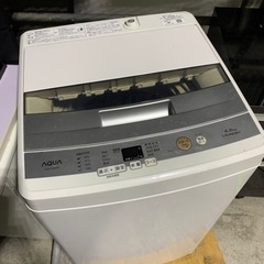 AQUA AQW-S45E-W　4.5kg 2018年製 　洗濯機　美品