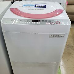 SHARP　全自動洗濯機　ES-GE60R　2015年製　6㎏【...