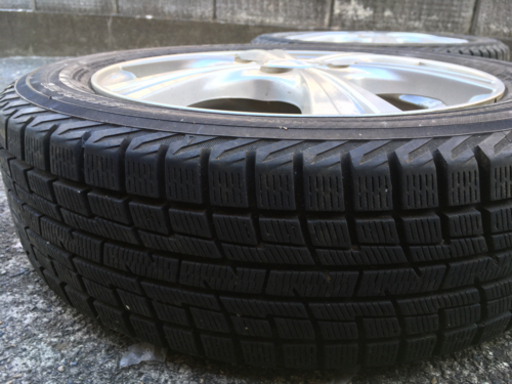お取引中】アルミホイール付き 節約 スタッドレスタイヤ 