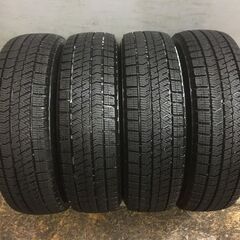 BS BLIZZAK VRX2 155/60R14 14インチ スタッドレス 4本 2017年製 バリ溝 N-ONE アルトラパン MRワゴン ミラトコット等　(VTM472)クレジットカード QRコード決済可能