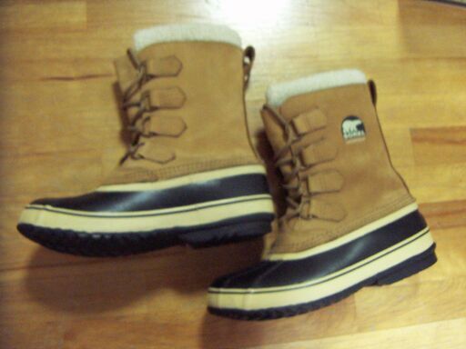 程度良好 定価¥19800 SOREL 1964PAC2 レディース 24.0cm US7 インナー洗濯済 外箱付 バフ/黒 NL1645 ソレル スノーブーツ USED - 靴/バッグ