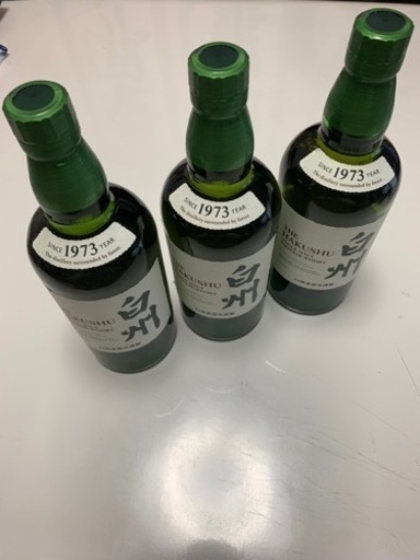 サントリー 白州 ノンエイジ 未開封 700㎖ 1本6,000円 2本11,500円 3