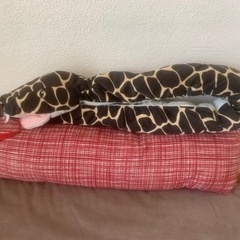 IKEAショップバッグ　美品　クッション　抱き枕　蛇ぬいぐるみセット