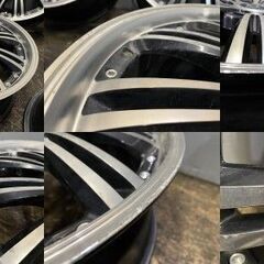 BADX 632 LOXARNY motrix EX ロクサーニ マトリックス 18インチ 4本 7J5HPCD114.3+53 ステップワゴン ノア等　(VHG246) クレジットカード QRコード決済可能