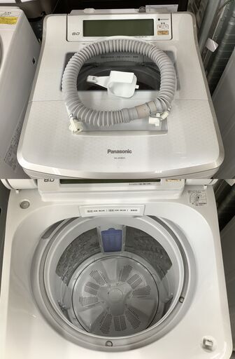 Panasonic/パナソニック 8kg 洗濯機 NA-JFA802S 2017年製【ユーズド