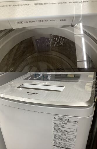 Panasonic/パナソニック 8kg 洗濯機 NA-JFA802S 2017年製【ユーズド