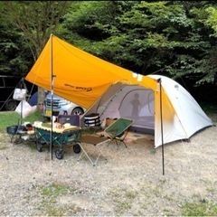 キャンプ引退品 テントタープセット