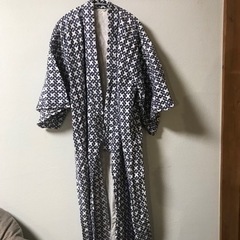 浴衣 レディースM メンズS 寝巻き浴衣 パジャマ