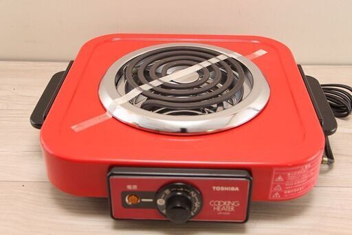 TOSHIBA クッキングヒーター レッド HP-103K(R) 東芝 (E1105kkwY