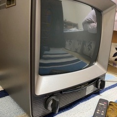 昭和 レトロ テレビ 東芝 カラーテレビ 18RF1 モノクロ セピア 希少 アンティーク TV