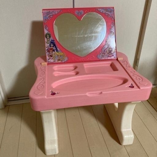 お値下げ 無料 ミラー付きテーブルyesプリキュア5 まきまき 光が丘のおもちゃの中古あげます 譲ります ジモティーで不用品の処分