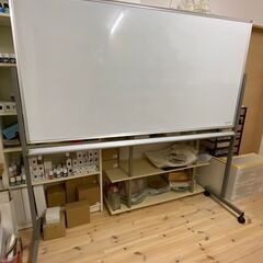 現在商談中　ホワイトボード1.8m×1.8m　キャスター付き　白...