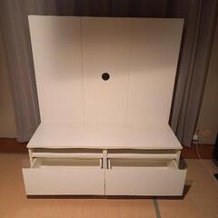 【ネット決済】IKEA　テレビ台　テレビボード　白　ホワイト