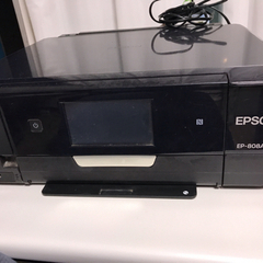 EPSON インクジェットプリンター　EP-808AB  0円