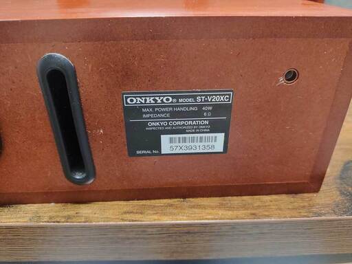 ONKYO オンキョーST-V20XC ST-V20XM SWA-V20Xサブウーファーのセット