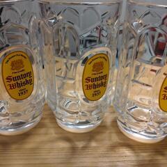 SuntoryWhiskyジョッキ3個セット