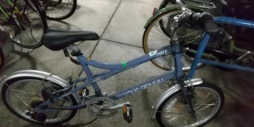 自転車 LOUIS GARNEAU AL6061　20×1.50　ブルー　ミニベロ　ルイガノ\n\n