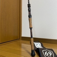 ツララ ×  ドランクレイジー　ガーゴイル69H  バスロッド