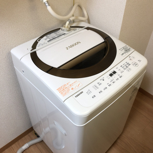 【11/13以降】TOSHIBA 6kg洗濯機 AW-6D6 2017