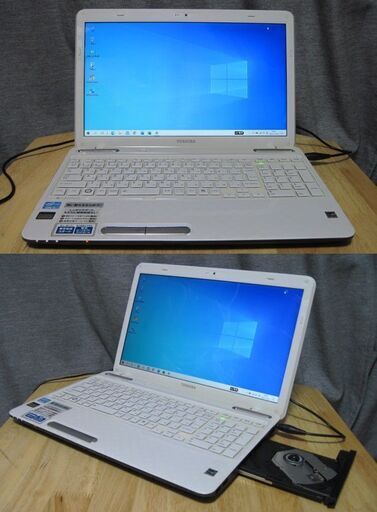 参考出品　東芝 dynabook　T451_46EW L750 　i5-2450M/メモリ8Ｇ/新品ＳＳＤ240Ｇ/無線LAN-2.4G/DVD-RW/Webカメラ有り