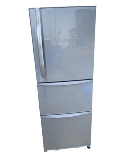 2011年製 東芝 TOSHIBA GR-D34N-S [冷蔵庫（340L・右開き） プレーンシルバー(1106n)
