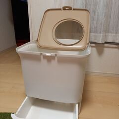 【ネット決済】アイリス　猫用システム坪トイレ(開封ほぼ未使用)