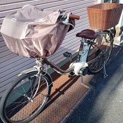 中古　ふらっか～ず子供乗せ電動自転車