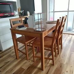 【ネット決済】IKEA  ダイニングテーブル セット 大阪市