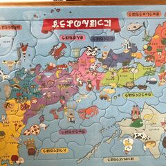 日本地図のジグソーパズル