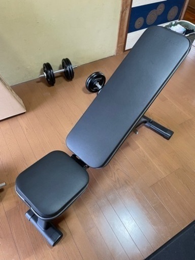 セット価格 トレーニングベンチ リーディングエッジ LE-B80 ダンベル
