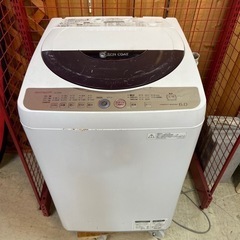 シャープ　全自動洗濯機　6kg 2010年