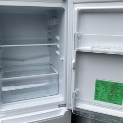 【RKGRE-755】特価！ヤマダセレクト/117L 2ドア冷凍冷蔵庫/YRZ-C12H1 /中古品/2021年製/当社より近隣無料配達！