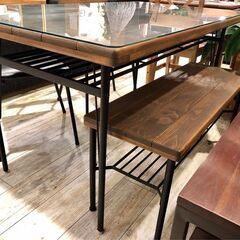 中古 TOHMA / 東馬 KELT / ケルトシリーズ ベンチダイニング4点セット