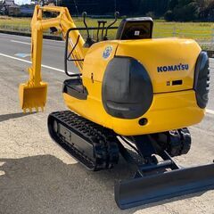 【T-0037】コマツ　PC15R-8　1.5トンクラス　全塗装み　倍速　ミニ油圧ショベル　ユンボ　バックホー　茨城県 T-0037】コマツ PC15R-8 1.5トンクラス 全塗装み 倍速 ミニ油圧