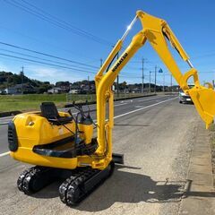 【T-0037】コマツ　PC15R-8　1.5トンクラス　全塗装み　倍速　ミニ油圧ショベル　ユンボ　バックホー　茨城県 T-0037】コマツ PC15R-8 1.5トンクラス 全塗装み 倍速 ミニ油圧