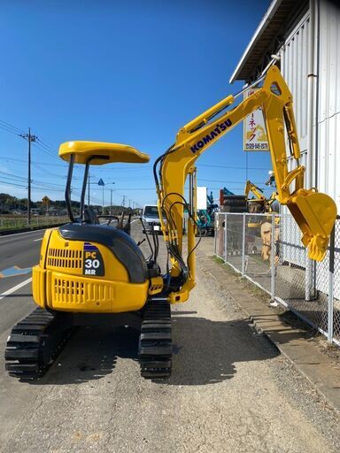 T-0051】コマツ PC30MR-1 3トンクラス 倍速 全塗装み 往復配管