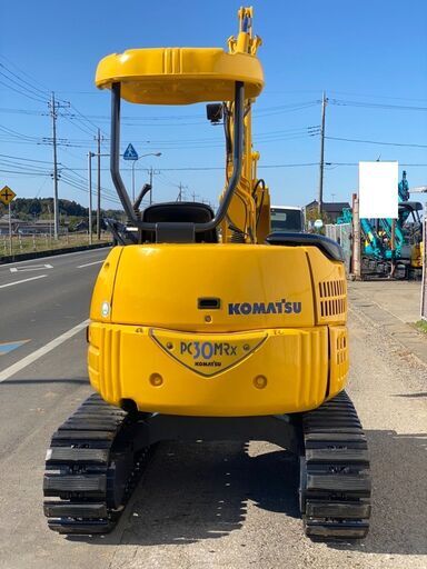 【T-0051】コマツ　PC30MR-1　3トンクラス　倍速　全塗装み　往復配管　ミニ油圧ショベル　ユンボ　バックホー　茨城県