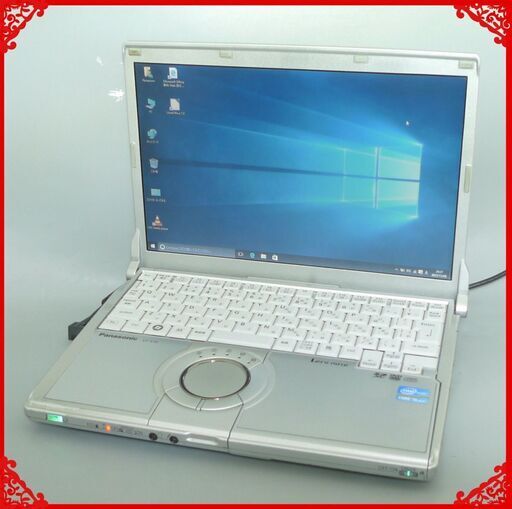 日本製 パナソニック ノートパソコン 中古良品 12.1型ワイド CF-S10CWGDS 第2世代 Core i5 4GB DVD-ROM 無線 Wi-Fi Windows10 Office