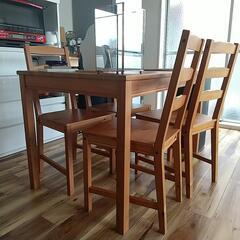 IKEA ダイニングテーブル セット 木製