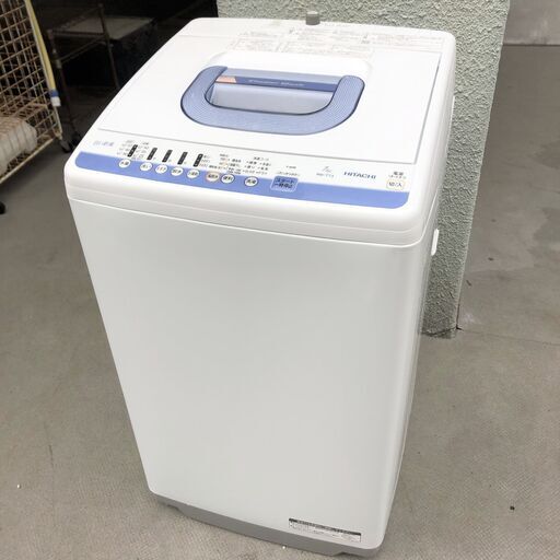 HITACHI 洗濯機 2017年製 7.0K  日立 ホワイト  ブルー