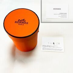 HERMES】エルメス マキシツイリースリム スカーフ ネイビー×ホワイト 美品