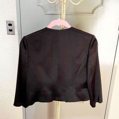 海外限定 KONGシリーズ ベジータ フルパッケージ s.h.フィギュア同サイズ-【MARIKO KOHGA】マリココウガ　サテン地 ノーカラー ジャケット 黒 ブラック #40号